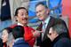 CARDIFF, WALES - NOVEMBER 30: Cardiff City owner Vincent Tan with Chief Executive of the Premier League Richard Scudamore during the Barclays Premier League match between Cardiff City and Arsenal at Cardiff City Stadium on November 30, 2013 in Cardiff, W