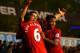 LONDON, ENGLAND - DECEMBER 15: Luis Suarez of Liverpool celebrates scoring their fourth goal with Luis Alberto and Raheem Sterling of Liverpool during the Barclays Premier League match between Tottenham Hotspur and Liverpool at White Hart Lane on Decembe