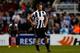 NEWCASTLE, ENGLAND - APRIL 11: Yohan Cabaye of Newcastle shows his dejection after Benfica score their first goal during the UEFA Europa League quarter final second leg match between Newcastle United and SL Benfica at St James' Park on April 11, 2013 in N