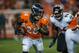 DENVER, CO - SEPTEMBER 5: Running back Montee Ball #28 of the Denver Broncos rushes against the Baltimore Ravens during the game at Sports Authority Field at Mile High on September 5, 2013 in Denver Colorado. (Photo by Dustin Bradford/Getty Images)