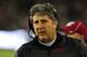 EUGENE, OR - OCTOBER 19: Head coach Mike Leach of the Washington State Cougars looks on from the sidelines during the second quarter of the game against the Oregon Ducks at Autzen Stadium on October 19, 2013 in Eugene, Oregon. (Photo by Steve Dykes/Getty