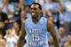 GREENSBORO, NC - MARCH 17: P.J. Hairston #15 of the North Carolina Tar Heels reacts after he made a 3-point basket in the second half against the Miami (Fl) Hurricanes during the final of the Men's ACC Basketball Tournament at Greensboro Coliseum on Marc