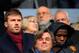 LONDON, ENGLAND - DECEMBER 01: Michael Carrick (L) and Wilfred Zaha of Manchester United look on from the stands during the Barclays Premier League Match between Tottenham Hotspur and Manchester United at White Hart Lane on December 1, 2013 in London, En