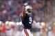 Nov 30, 2013; Auburn, AL, USA; Auburn Tigers defensive back Jermaine Whitehead (9) reacts after breaking up a pass against the Alabama Crimson Tide during the first quarter at Jordan Hare Stadium. Mandatory Credit: John David Mercer-USA TODAY Sports