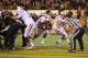 TEMPE, AZ - SEPTEMBER 14: Running back Melvin Gordon #25 of the Wisconsin Badgers scores a 1 yard rushing touchdown against the Arizona State Sun Devils during the fourth quarter of the college football game at Sun Devil Stadium on September 14, 2013 in