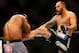 BOSTON, MA - AUGUST 17: Travis Browne kicks Alistair Overeem in their heavyweight bout at TD Garden on August 17, 2013 in Boston, Massachusetts. (Photo by Jared Wickerham/Getty Images)