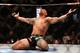 ATLANTA, GA - APRIL 21: Travis Browne celebrates defeating Chad Griggs by tap out from an arm triangle during their heavyweight bout for UFC 145 at Philips Arena on April 21, 2012 in Atlanta, Georgia. (Photo by Kevin C. Cox/Getty Images)