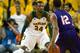 WACO, TX - DECEMBER 18: Cory Jefferson #34 of the Baylor Bears plays defense against Jalan West #12 of the Northwestern State Demons on December 18, 2013 at the Ferrell Center in Waco, Texas. (Photo by Cooper Neill/Getty Images)
