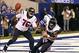 Dec 15, 2013; Indianapolis, IN, USA; Indianapolis Colts outside linebacker Robert Mathis (98) sacks Houston Texans quarterback Case Keenum (7) in the end zone during the third quarter at Lucas Oil Stadium. The Colts won 25-3. Mandatory Credit: Pat Lovell-