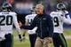 EAST RUTHERFORD, NJ - DECEMBER 15: Head coach Pete Carroll of the Seattle Seahawks during the 1st half of the Seattle Seahawks 23-0 win over the New York Giants at MetLife Stadium on December 15, 2013 in East Rutherford, New Jersey. (Photo by Ron Antonell