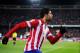 MADRID, SPAIN - DECEMBER 15: Diego Costa of Club Atletico de Madrid celebrates after scoring Atletico's opening goal during the La Liga match between Club Atletico de Madrid and Valencia CF at Vicente Calderon Stadium on December 15, 2013 in Madrid, Spai