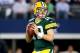 ARLINGTON, TX - DECEMBER 15: Quarterback Matt Flynn #10 of the Green Bay Packers looks to pass against the Dallas Cowboys during a game at AT&T Stadium on December 15, 2013 in Arlington, Texas. (Photo by Ronald Martinez/Getty Images)