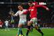 MANCHESTER, ENGLAND - DECEMBER 21: Adnan Januzaj of Manchester United competes with Mark Noble of West Ham United during the Barclays Premier League match between Manchester United and West Ham United at Old Trafford on December 21, 2013 in Manchester, E