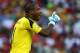 FORTALEZA, BRAZIL - JUNE 23: Vincent Enyeama of Nigeria gestures during the FIFA Confederations Cup Brazil 2013 Group B match between Nigeria and Spain at Castelao on June 23, 2013 in Fortaleza, Brazil. (Photo by Robert Cianflone/Getty Images)