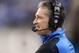 DETROIT, MI - DECEMBER 16: Detroit Lions head coach Jim Schwartz watches the action during the second quarter of the game against the Baltimore Ravens at Ford Field on December 16, 2013 in Detroit, Michigan. The Ravens defeated the Lions 18-16. (Photo by
