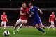 LONDON, ENGLAND - APRIL 16: Jack Wilshere of Arsenal and Leighton Baines of Everton battle for the ball during the Barclays Premier League match between Arsenal and Everton at Emirates Stadium on April 16, 2013 in London, England. (Photo by Michael Rega