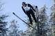 STEAMBOAT SPRINGS, CO - JANUARY 22: Todd Lodwick takes his first jump as he finished second in the K90 US Ski Jumping Championships at Howelsen Hill on January 22, 2006 in Steamboat Springs, Colorado. (Photo by Doug Pensinger/Getty Images)