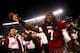 COLUMBIA, SC - NOVEMBER 30: Jadeveon Clowney #7 of the South Carolina Gamecocks celebrates after defeating the Clemson Tigers 31-17 after their game at Williams-Brice Stadium on November 30, 2013 in Columbia, South Carolina. (Photo by Streeter Lecka/Get