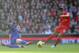 LIVERPOOL, ENGLAND - DECEMBER 21: Philippe Coutinho of Liverpool attempts to shoot during the Barclays Premier League match between Liverpool and Cardiff City at Anfield at Anfield on December 21, 2013 in Liverpool, England. (Photo by Clive Brunskill/Get
