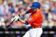 NEW YORK, NY - AUGUST 24: Ike Davis #29 of the New York Mets connects on a second inning base hit against the Detroit Tigers at Citi Field on August 24, 2013 in the Flushing neighborhood of the Queens borough of New York City. (Photo by Jim McIsaac/Gett