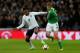 LONDON, ENGLAND - NOVEMBER 19: Daniel Sturridge of England holds off Sven Bender of Germany during the international friendly match between England and Germany at Wembley Stadium on November 19, 2013 in London, England. (Photo by Clive Rose/Getty Images