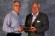 PHILADELPHIA - MAY 27: Former University of North Carolina men's basketball coach and Hall of Fame inductee Dean Smith poses with 2001 NBA Coach of the Year Larry Brown on May 27, 2001 in Philadelphia, Pennsylvania. NOTE TO USER: User expressly acknowl