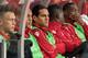 MONTE-CARLO, MONACO - DECEMBER 20: Monaco's foward Radamel Falcao sits on the bench during the first period of the French L1 football match between AS Monaco vs Valenciennes at Louis II Stadium on December 20, 2013 in Monte-Carlo, Monaco. (Photo by Did