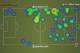 Januzaj heat map against West Ham