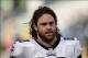 Sep 15, 2013; Philadelphia, PA, USA; Philadelphia Eagles guard Evan Mathis (69) leaves the field after playing the San Diego Chargers at Lincoln Financial Field. The Chargers defeated the Eagles 33-30. Mandatory Credit: Howard Smith-USA TODAY Sports
