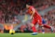 LIVERPOOL, ENGLAND - DECEMBER 21: Luis Suarez of Liverpool in action during the Barclays Premier League match between Liverpool and Cardiff City at Anfield at Anfield on December 21, 2013 in Liverpool, England. (Photo by Clive Brunskill/Getty Images)