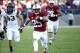 Nov 23, 2013; Stanford, CA, USA; Stanford Cardinal running back Tyler Gaffney (25) rushes for a 58 yard touchdown during the third quarter against the California Golden Bears at Stanford Stadium. Stanford won 63-13. Mandatory Credit: Bob Stanton-USA TODAY