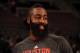 AUBURN HILLS, MI - DECEMBER 21: James Harden #13 of the Houston Rockets before the game against the Detroit Pistons on December 21, 2013 at The Palace of Auburn Hills in Auburn Hills, Michigan. NOTE TO USER: User expressly acknowledges and agrees that, b