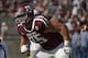 Oct 26, 2013; College Station, TX, USA; Texas A&M Aggies offensive linesman Jake Matthews (75) warms up against the Vanderbilt Commodores before the game at Kyle Field. Mandatory Credit: Thomas Campbell-USA TODAY Sports