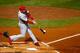 Allen Craig gets a hit during Game 6 of the World Series against Boston.