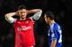 LONDON, ENGLAND - DECEMBER 23: Olivier Giroud of Arsenal reacts at the final whistle during the Barclays Premier League match between Arsenal and Chelsea at Emirates Stadium on December 23, 2013 in London, England. (Photo by Shaun Botterill/Getty Images