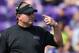 FORT WORTH, TX - SEPTEMBER 07: Gary Patterson of the TCU Horned Frogs at Amon G. Carter Stadium on September 7, 2013 in Fort Worth, Texas. (Photo by Ronald Martinez/Getty Images)