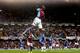 LONDON, ENGLAND - AUGUST 21: Christian Benteke of Aston Villa celebrates after scoring a goal to level the scores at 1-1 during the Barclays Premier League match between Chelsea and Aston Villa at Stamford Bridge on August 21, 2013 in London, England. (