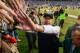 EAST RUTHERFORD, NJ - DECEMBER 22: Head coach Rex Ryan of the New York Jets walks around shaking hands with fans at the end of the New York Jets 24-13 win over the Cleveland Browns at MetLife Stadium on December 22, 2013 in East Rutherford, New Jersey.