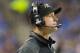 DETROIT, MI - DECEMBER 16: Head coach John Harbaugh of the Baltimore Ravens watches his team from the sidelines during the first half against the Detroit Lions at Ford Field on December 16, 2013 in Detroit, Michigan. (Photo by Jason Miller/Getty Images)