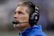 DETROIT, MI - NOVEMBER 28: Head coach Jim Schwartz looks on while playing the Green Bay Packers at Ford Field on November 28, 2013 in Detroit, Michigan. (Photo by Gregory Shamus/Getty Images)