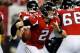 ATLANTA, GA - NOVEMBER 21: Quarterback Matt Ryan #2 of the Atlanta Falcons scrambles against the New Orleans Saints during a game at the Georgia Dome on November 21, 2013 in Atlanta, Georgia. (Photo by Kevin C. Cox/Getty Images)