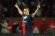 PARIS, FRANCE - MAY 18: Zlatan Ibrahimovic of PSG celebrates after scoring to make it 3-0 during the Ligue 1 match between Paris Saint-Germain FC and Stade Brestois 29 at Parc des Princes on May 18, 2013 in Paris, France. (Photo by Michael Regan/Getty I