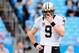 CHARLOTTE, NC - DECEMBER 22: Drew Brees #9 of the New Orleans Saints warms up before a game against the Carolina Panthers at Bank of America Stadium on December 22, 2013 in Charlotte, North Carolina. (Photo by Grant Halverson/Getty Images)