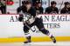 PITTSBURGH, PA - NOVEMBER 22: Olli Maatta #3 of the Pittsburgh Penguins skates against the New York Islanders on November 22, 2013 at Consol Energy Center in Pittsburgh, Pennsylvania. (Photo by Gregory Shamus/NHLI via Getty Images)
