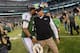 EAST RUTHERFORD, NJ - DECEMBER 22: Head coach Rex Ryan of the New York Jets and quarterback Geno Smith #7 of the New York Jets walk off together at the end of the game against the Cleveland Browns at MetLife Stadium on December 22, 2013 in East Rutherfo