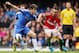 LONDON, ENGLAND - APRIL 28: Oscar of Chelsea holds off Leon Britton of Swansea City during the Barclays Premier League match between Chelsea and Swansea City at Stamford Bridge on April 28, 2013 in London, England. (Photo by Ian Walton/Getty Images)