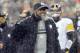 Dec 22, 2013; Green Bay, WI, USA; Pittsburgh Steelers head coach Mike Tomlin reacts to a ruling on the field during the game against the Green Bay Packers in the 3rd quarter at Lambeau Field. Mandatory Credit: Benny Sieu-USA TODAY Sports