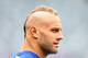 EAST RUTHERFORD, NJ - SEPTEMBER 15: Mark Herzlich #58 of the New York Giants looks on before the game against the Denver Broncos at MetLife Stadium on September 15, 2013 in East Rutherford, New Jersey. (Photo by Elsa/Getty Images)