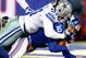 EAST RUTHERFORD, NJ - NOVEMBER 24: Eli Manning #10 of the New York Giants is sacked by Jason Hatcher #97 of the Dallas Cowboys at MetLife Stadium on November 24, 2013 in East Rutherford, New Jersey. (Photo by Elsa/Getty Images)