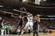 BOSTON, MA - JANUARY 4: Rajon Rondo #9 of the Boston Celtics shoots against Lance Stephenson #1 and David West #21 of the Indiana Pacers on January 4, 2013 at the TD Garden in Boston, Massachusetts. NOTE TO USER: User expressly acknowledges and agrees t